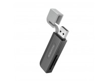 Card Reader Borofone DH9 Wisdom 2-in-1 (USB2.0/TF2.0) черно-серый