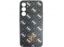 Чехол силиконовый Samsung A35 GUESS черный