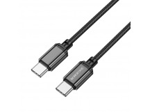 Кабель USB-C BOROFONE BX87 60W Type-c/Type-c черный 2м