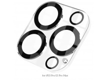 Защитное стекло Hoco G13 для камеры iPhone15 Pro/15 Pro Max,(25) цвет черный