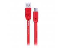 Кабель USB - micro USB Remax RC-001m Full Speed 100см 2,1A (red) (47263)