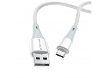 Кабель USB - micro USB Borofone BX60 (повр. уп.) 100см 2,4A  (white) (234977)