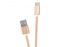 Кабель USB - Type-C Hoco X2 Rapid (повр. уп.) 100см 2,4A  (gold) (234980)