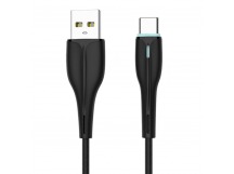 Кабель USB - Type-C SKYDOLPHIN S48T (повр. уп.) 100см 3A  (black) (234961)