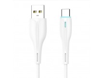 Кабель USB - Type-C SKYDOLPHIN S48T (повр. уп.) 100см 3A  (white) (234962)