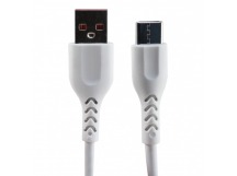 Кабель USB - Type-C SKYDOLPHIN S49T (повр. уп.) 100см 3A  (white) (234964)