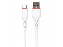 Кабель USB - Type-C SKYDOLPHIN S54T (повр. уп.) 100см 2,4A  (white) (234966)