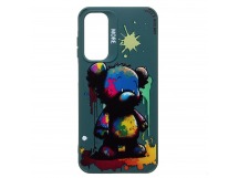 Чехол-накладка - SC335 для "Samsung Galaxy A25"  (медведь) (dark green) (233130)