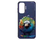 Чехол-накладка - SC335 для "Samsung Galaxy A25"  (овечка) (dark blue) (233131)