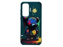 Чехол-накладка - SC335 для "Samsung Galaxy A35"  (медведь) (dark green) (232906)