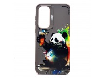 Чехол-накладка - SC335 для "Samsung Galaxy A35"  (панда) (grey) (232908)