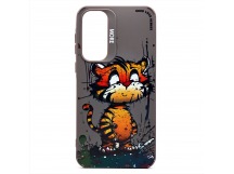 Чехол-накладка - SC335 для "Samsung Galaxy A55"  (тигр) (gray) (232916)