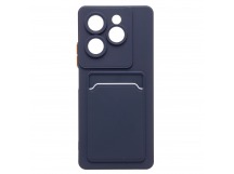 Чехол-накладка - SC337 с картхолдером для "TECNO Spark 20 Pro 5G" (dark blue) (234022)