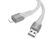 Кабель USB - Apple lightning HOCO X106 2.0м, 2.4A, 12Вт (серый)