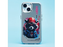 Чехол-накладка - PC092 для "Apple iPhone 13/iPhone 14" (енот) (transparent) (233262)