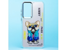 Чехол-накладка - PC092 для "Samsung Galaxy A35" (собака) (transparent) (233151)