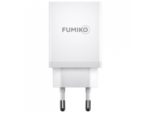 Сетевое ЗУ FUMIKO CH12 (1USB/2.4A) белое