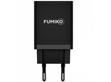 Сетевое ЗУ FUMIKO CH12 (1USB/2.4A) черное