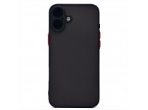 Чехол-накладка - PC041 для "Apple iPhone 16 Plus" (black) (234422)