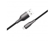 Кабель USB - micro USB Borofone BX45 Fast (повр. уп.) 100см 2,4A  (black) (235410)