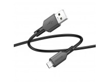 Кабель USB - micro USB Borofone BX70 (повр. уп) 100см 2,4A  (black) (235412)