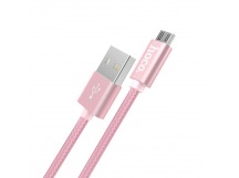 Кабель USB - micro USB Hoco X2 Rapid (повр. уп.) 100см 2A  (rose gold) (235409)