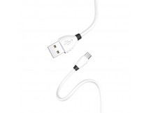 Кабель USB - Type-C Hoco X27 Excellent (повр. уп.) 120см 2,4A  (white) (235407)