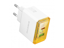 Адаптер Сетевой Borofone BAS32A Treasure USB/Type-C 30W (white) (229451)