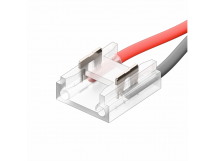 Коннектор Кн-3-08 для COB и SMD ленты 2PIN 8мм прямой с проводом, шт