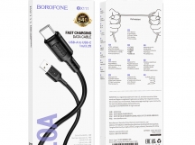 Кабель USB - Type-C BOROFONE BX111 (черный) 1м