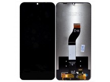 Дисплей для Xiaomi Redmi 13C/Poco C65 в рамке + тачскрин (черный) (100% LCD)