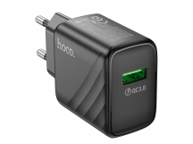 Адаптер Сетевой Hoco CS21A Rich QC3.0 (повр. уп.) USB 18W (black) (235465)