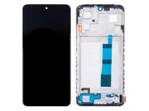 Дисплей для Xiaomi Redmi Note 12 4G (23021RAA2Y) модуль с рамкой Черный - (OLED)
