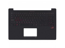 Топ-панель для ноутбука Asus ROG G501JW  черная с подсветкой С HDD