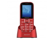 Мобильный телефон MAXVI B21 ds с док станцией Red (2.4"/1,3МП/2300mAh)
