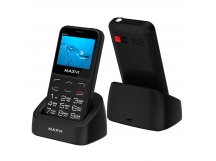 Мобильный телефон MAXVI B231 ds с док станцией Black (2,31"/0,3П/1400mAh)