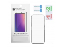 Защитное стекло "Премиум" для iPhone 16 Plus Черный (Закалённое+, полное покрытие)