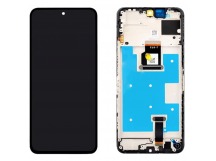 Дисплей для Huawei Honor X7b в рамке + тачскрин (черный) (100% LCD)