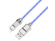 Кабель USB - Apple lightning HOCO U113 1.0м (blue)