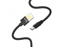 Кабель USB - Type-C Hoco U55 Outstanding (повр. уп) 120см 2,4A  (black) (235822)