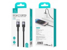 Кабель Lightning - Type-C USAMS SJ729 (30W/1.2m) серый