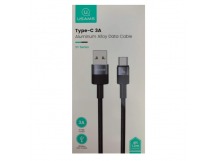 Кабель USB - Type-C USAMS SJ718 (3A/1,2m) серый