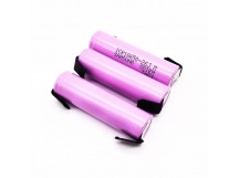 Аккумулятор 18650 Li-on 2600mAh, 3,7V ICR18650-26FM, без защиты, с лепестками Samsung