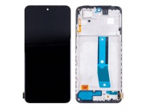 Дисплей для Xiaomi Redmi Note 11 (2201117TY) модуль с рамкой Черный - (OLED)