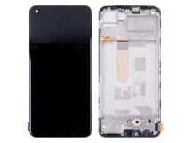 Дисплей для Realme 8 4G (RMX3085) модуль с рамкой Черный - (In-Cell)