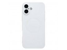 Чехол-накладка - SM020 Matte SafeMag для "Apple iPhone 16 Plus" (white) (234704)