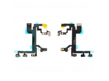 Шлейф для iPhone SE + кнопки громкости/включения + микрофон + вспышка