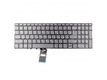 Клавиатура для Lenovo Yoga C740-15IML серая с подсветкой