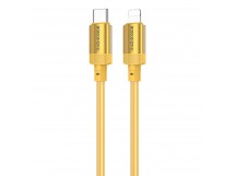 Кабель Type-C - Apple lightning Borofone BX108 PD 27W 100см 3A  (gold) (234663)