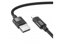 Кабель USB - Apple lightning Borofone BX106 100см   (black) (234655)